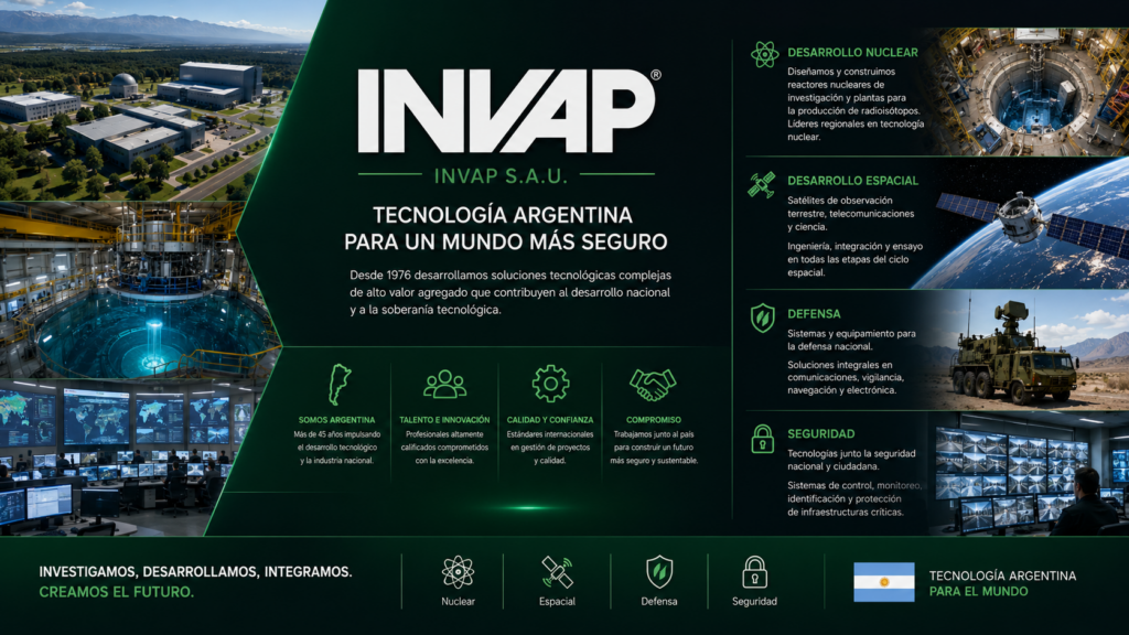Simbolo Invap INVAP (INVAP S.A.U.) desarrollo nuclear, espacial, defensa y seguridad ...